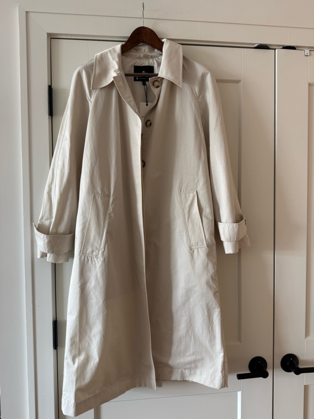 7 for All Mankind Single-Breasted Trench Coat
